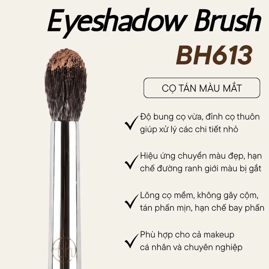 Cọ Tán Mắt BH Cosmetics Eyeshadow Brush BH613